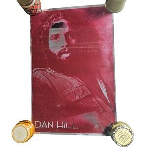 Dan Hill Self Titled Vintage‎ 1970s Debut Album Promo Poster 18x27 Double Sided